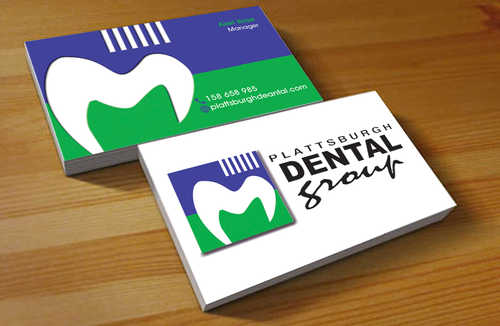 Business Card Design by Hardcore Design for Plattsburgh Dental Group | Design #2856411