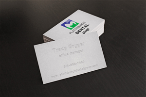 Business Card Design by Ron Mickey for Plattsburgh Dental Group | Design: #2848197
