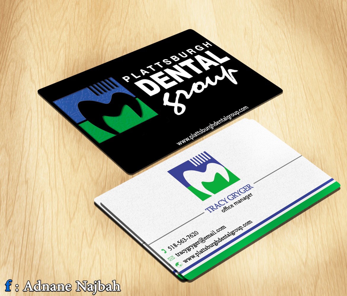 Business Card Design by AdnaNe for Plattsburgh Dental Group | Design #2857297
