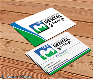 Business Card Design by AdnaNe for Plattsburgh Dental Group | Design: #2858041