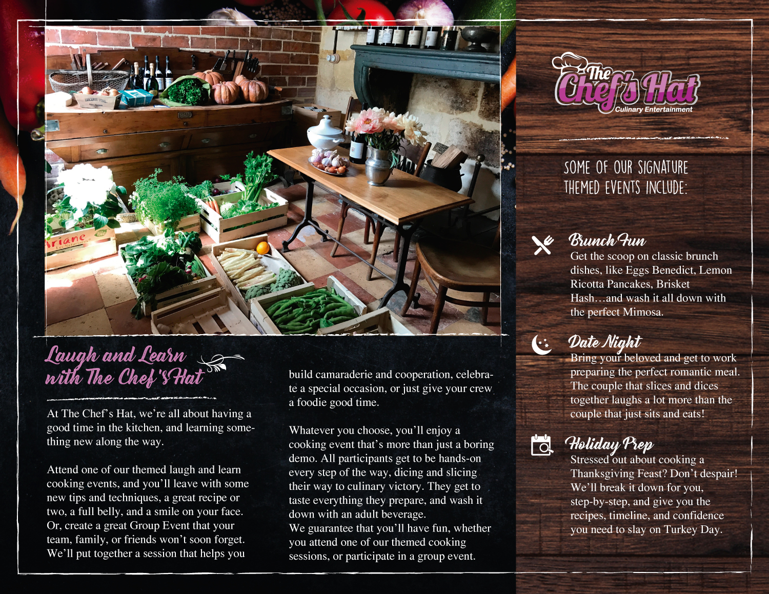 Flyer Design by Sarina.dsg for The Chef's Hat | Design #18548915
