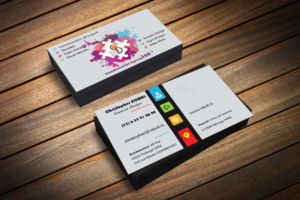 Business Card Design by Akaram Advertising for CD PUBLICITE LUX | Design: #18546654