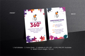 Business Card Design by Expert Designer for CD PUBLICITE LUX | Design: #18531479