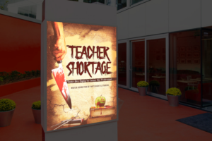 Movie Poster for Teacher/School themed 80's Style Horror/Slasher Film | Diseño de Póster por codeuridea