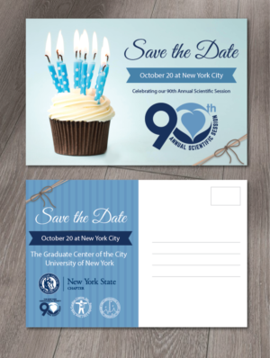 Save The Date Postcard (front and back) | Diseño Gráfico por alex989