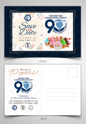 Save The Date Postcard (front and back) | Diseño Gráfico por SAI DESIGNS