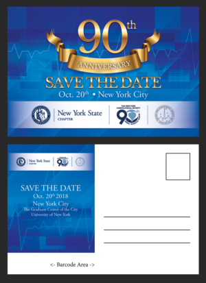 Save The Date Postcard (front and back) | Diseño Gráfico por Emmanuel Creations