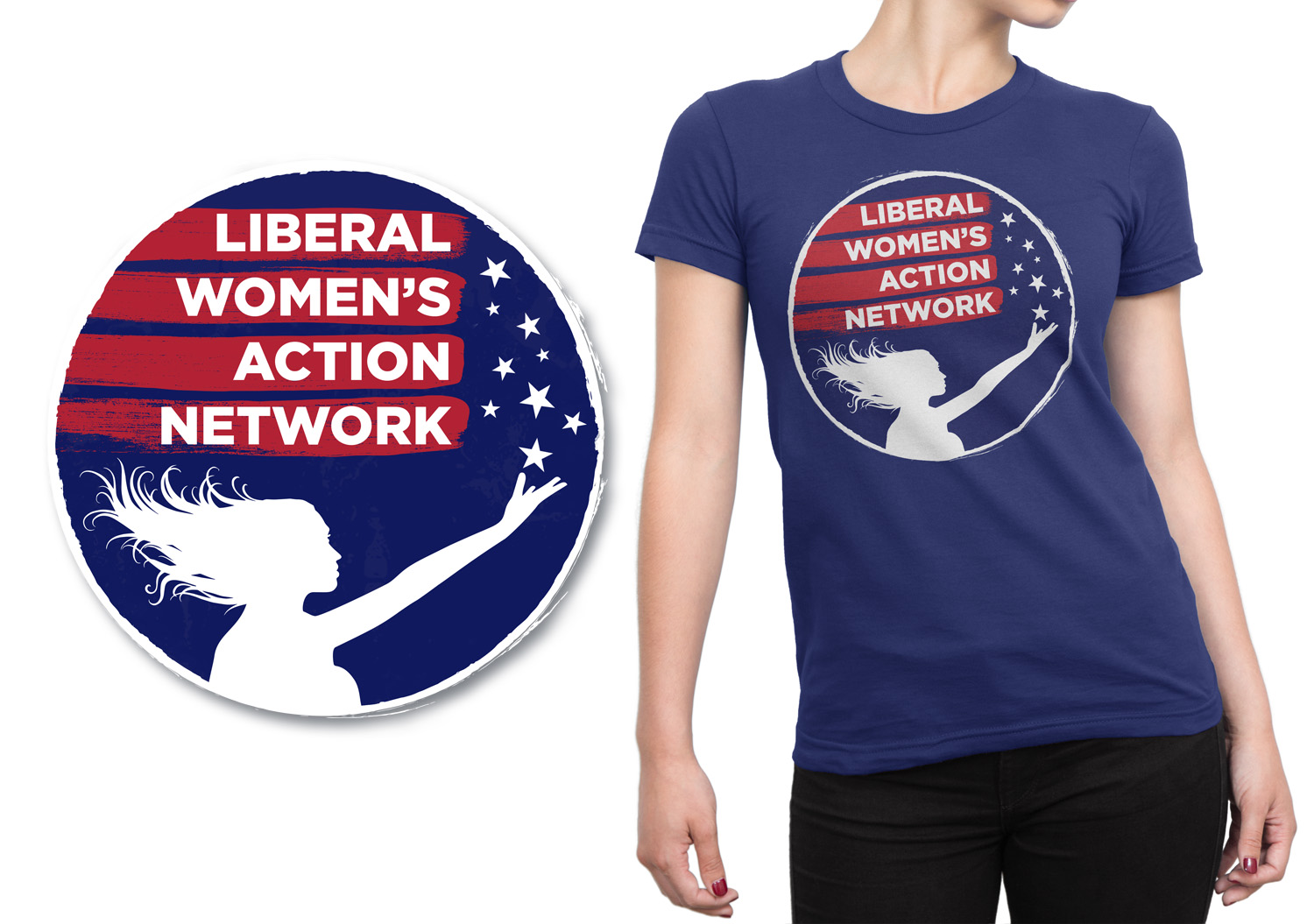 T-shirt Design by selador.si for Liberal Women's Action Network | Design #18574341