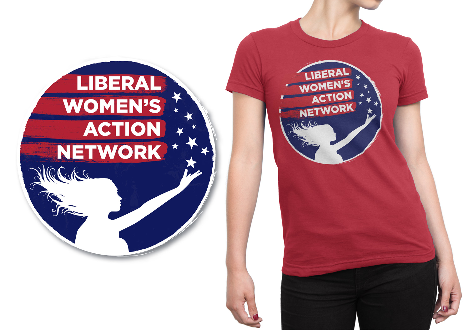 T-shirt Design by selador.si for Liberal Women's Action Network | Design #18574349