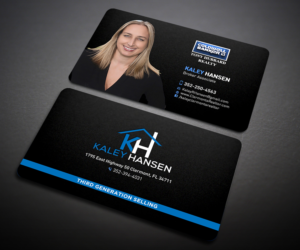 Kaley Hansen, Broker Associate | Business Card Design by Designers Hub
