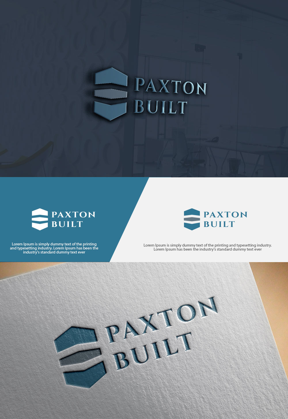 Logo Design by dr ghulam mustafa sahab for Paxton Built | Design #18785943