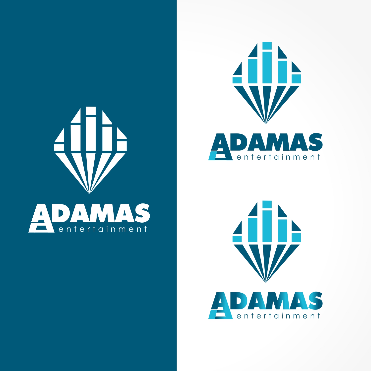 Logo Design by Ackaah-Gyasi Ampofo for Adamas Entertianment | Design #18547338