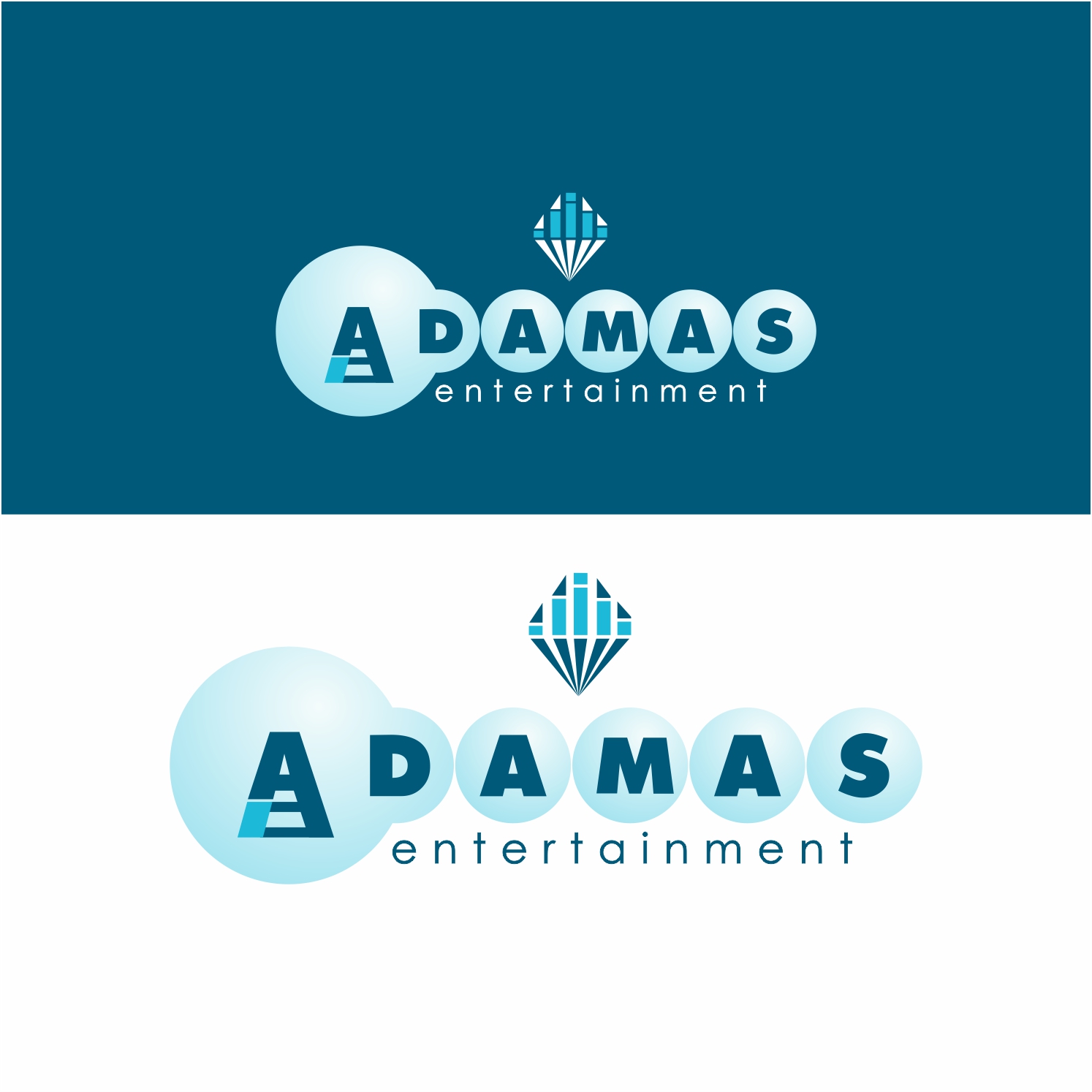 Logo Design by Ackaah-Gyasi Ampofo for Adamas Entertianment | Design #18547711