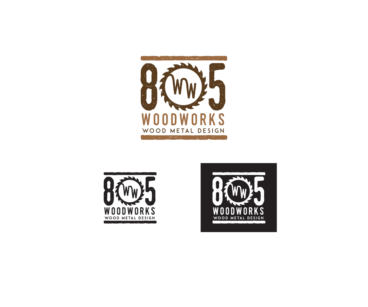 Logo Design by Buck Tornado for 805 Woodworks | Design #18565828