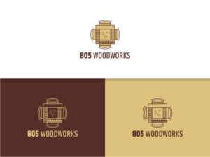 805 Woodworks     | Design de Logo par Atvento Graphics