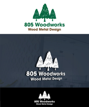 Logo Design by Isnah Logo for 805 Woodworks | Design: #18545527