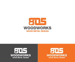 Logo Design by Isnah Logo for 805 Woodworks | Design: #18557592