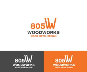 Logo Design by Isnah Logo for 805 Woodworks | Design: #18561008