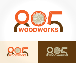 Logo Design by elbisnopser for 805 Woodworks | Design: #18632957