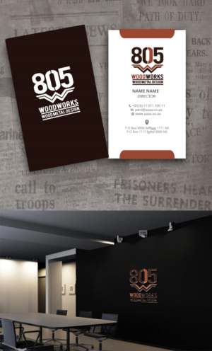 Logo Design by zebronicgraphic for 805 Woodworks | Design: #18547582