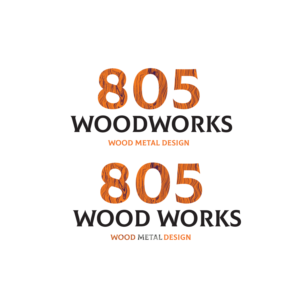 Diseño de Logo por enaamsoft para 805 Woodworks | Diseño: #18592176
