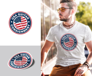 USA Guitar Consignment | Logo Design by Ena