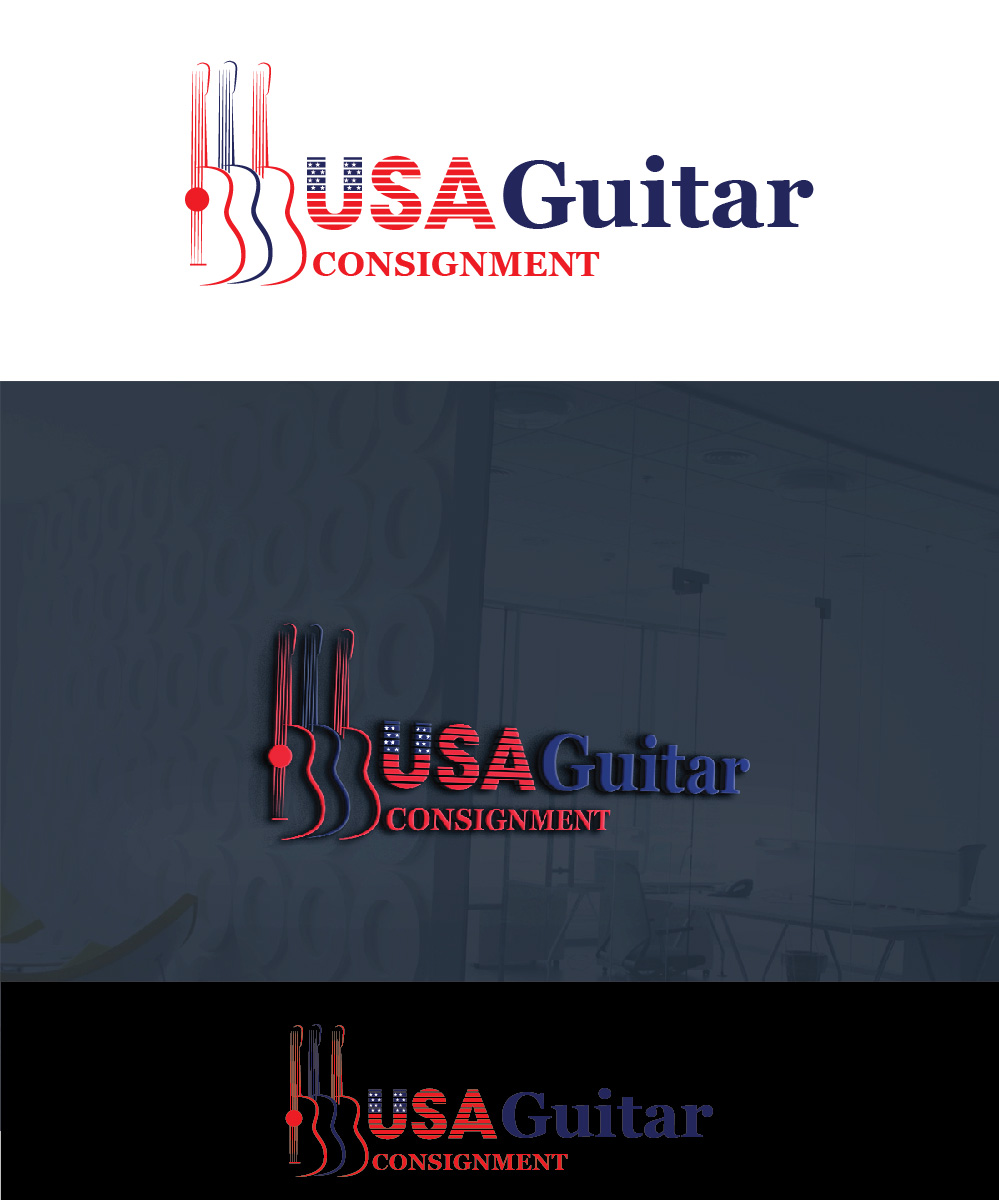 Logo Design by Isnah Logo for James Hood Guitar Repair | Design #18532480