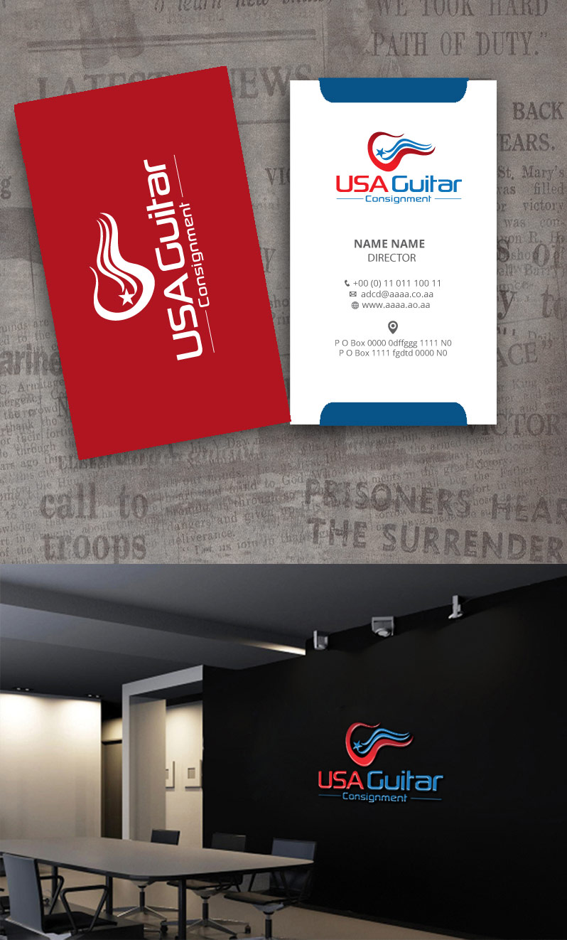 Logo Design by zebronicgraphic for James Hood Guitar Repair | Design #18539618