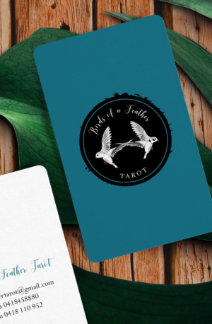 Birds of a feather Tarot  | Diseño de Tarjeta de Presentación por Sarah Mathews