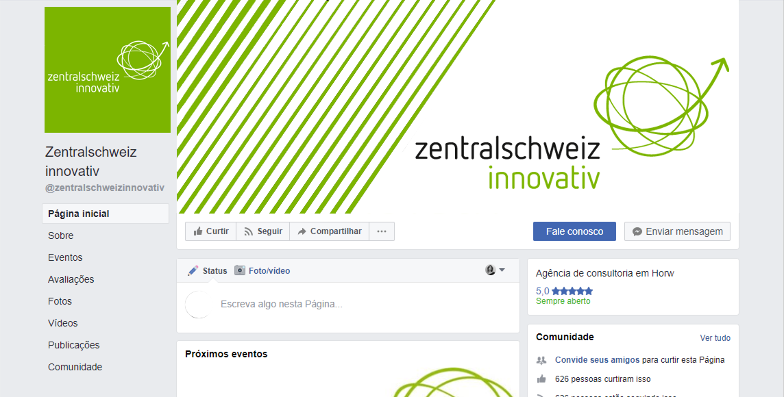 Facebook Design by Thais Lefundes for ITZ InnovationsTransfer Zentralschweiz | Design #18636994