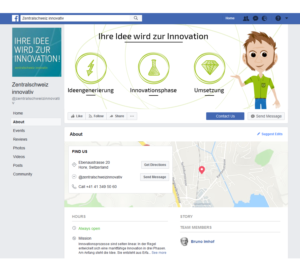 Facebook-Design von FranB für ITZ InnovationsTransfer Zentralschweiz | Design: #18539852