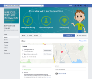 Facebook-Design von FranB für ITZ InnovationsTransfer Zentralschweiz | Design: #18593143