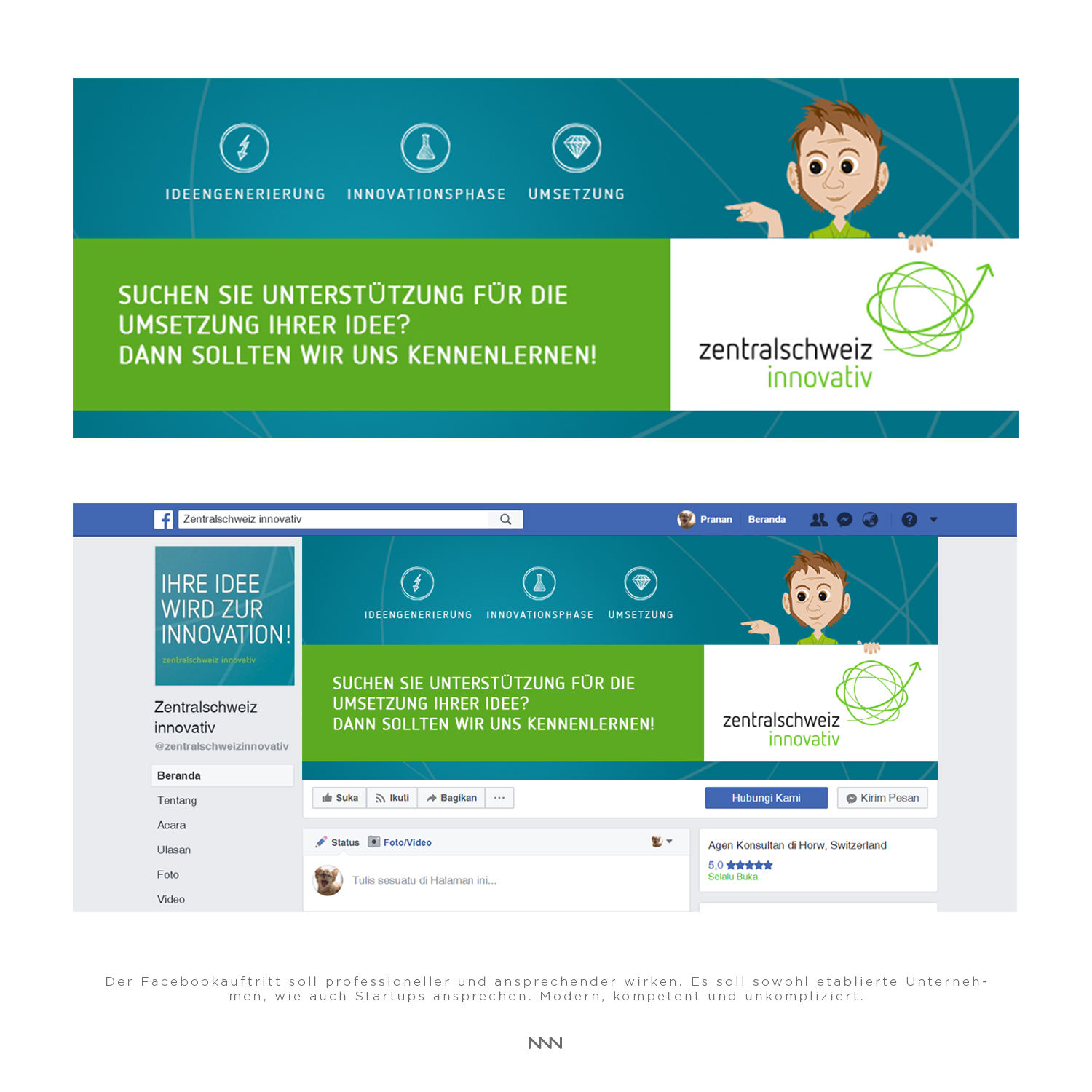 Facebook-Design von HelloNan für ITZ InnovationsTransfer Zentralschweiz | Design: #18630191