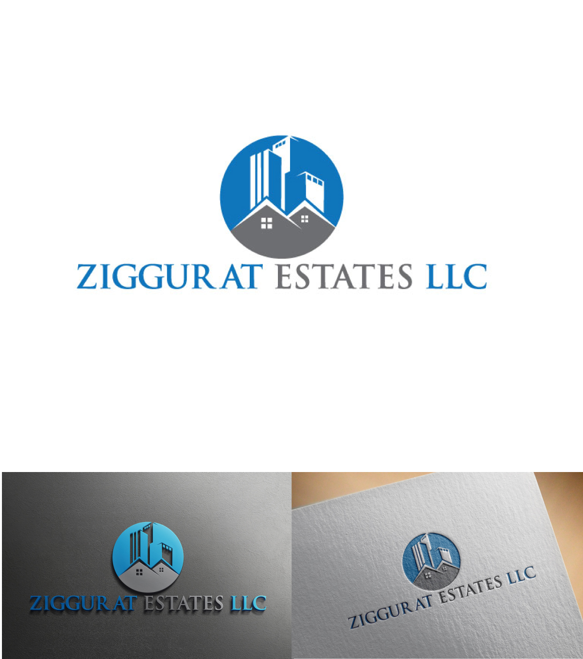 Logo Design by imyounuspathan 2 for Ziggurat Estates LLC | Design #18546797