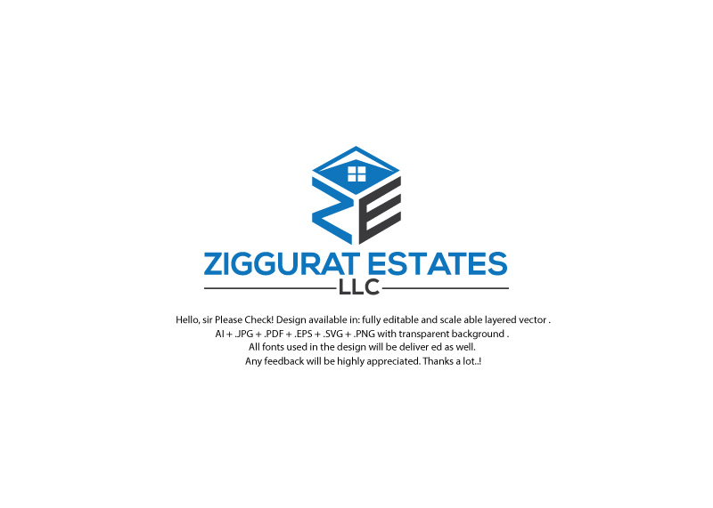 Logo Design by juie design for Ziggurat Estates LLC | Design #18541611