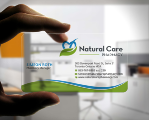 Natural Care Pharmacy Business Cards | Visitenkarten-Design von Stylez Designz