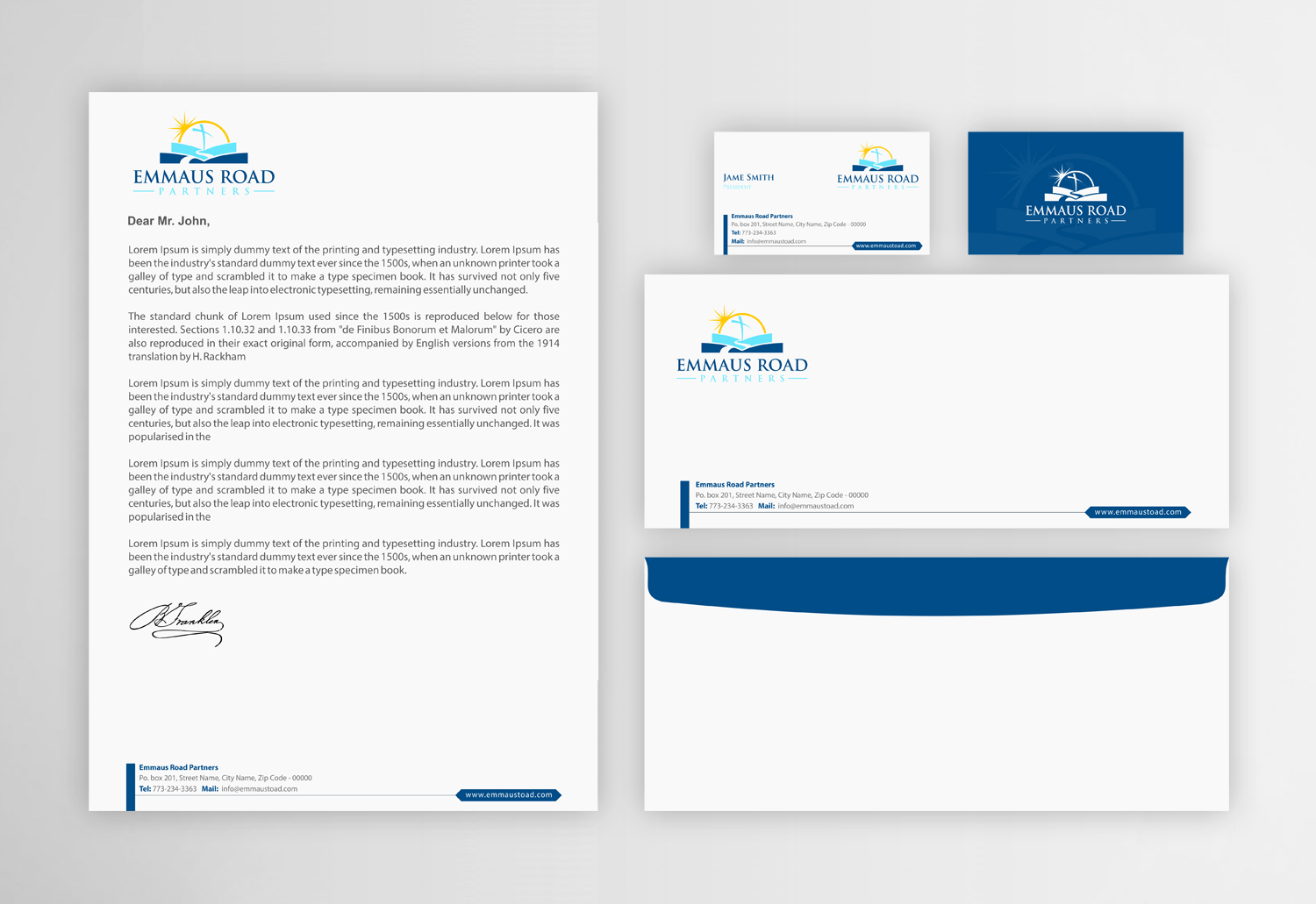 Stationery Design by Infinitive Technology for Emmaus Road Partners | Design #18544271