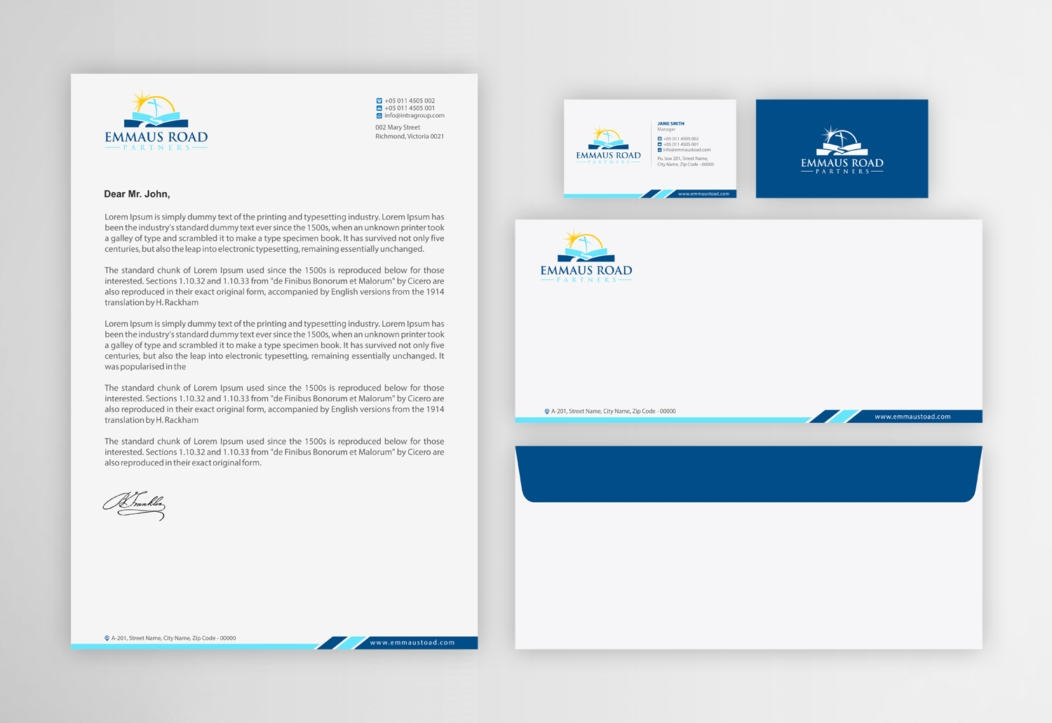 Stationery Design by Infinitive Technology for Emmaus Road Partners | Design #18545422