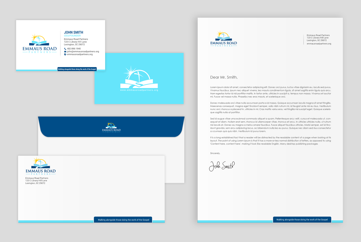 Stationery Design by chandrayaan.creative for Emmaus Road Partners | Design #18552772