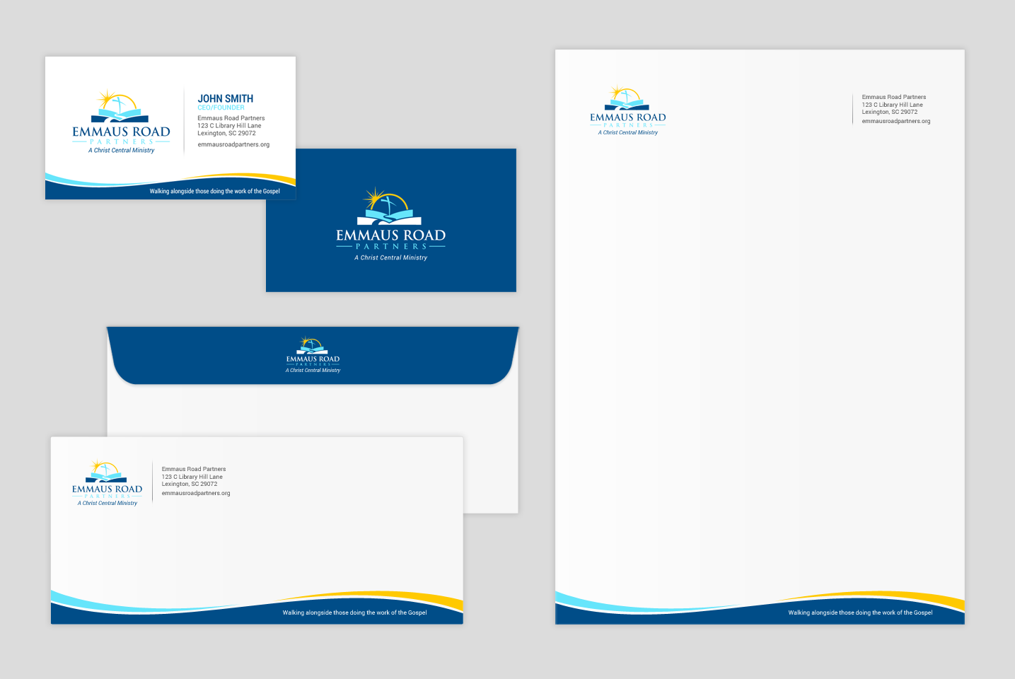 Stationery Design by chandrayaan.creative for Emmaus Road Partners | Design #18604733