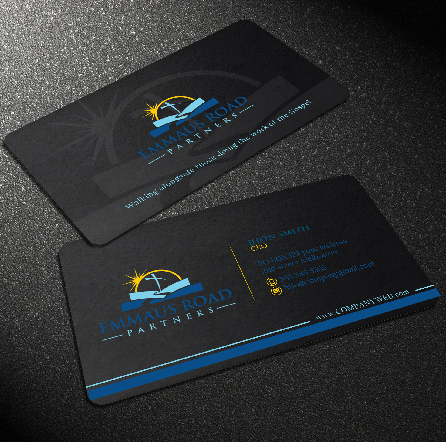 Stationery Design by SL Designer for Emmaus Road Partners | Design #18538967