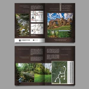 Luxury new home community needs a contemporary and high end looking brochure | Broschüren-Design von Ashley Erasmus