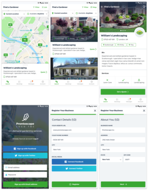 Prontoscape | App Design by Scott Broughton