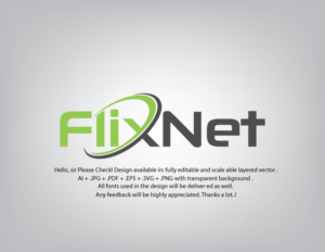FlixNet | Logo Design by juie design