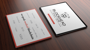 Promotional postcard about the blockchain in healthcare | Diseño de Postal por Alexandar