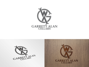 Garrett Alan Cellars | Logo Design by AFD