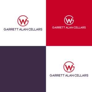 Garrett Alan Cellars | Logo Design by pulogo