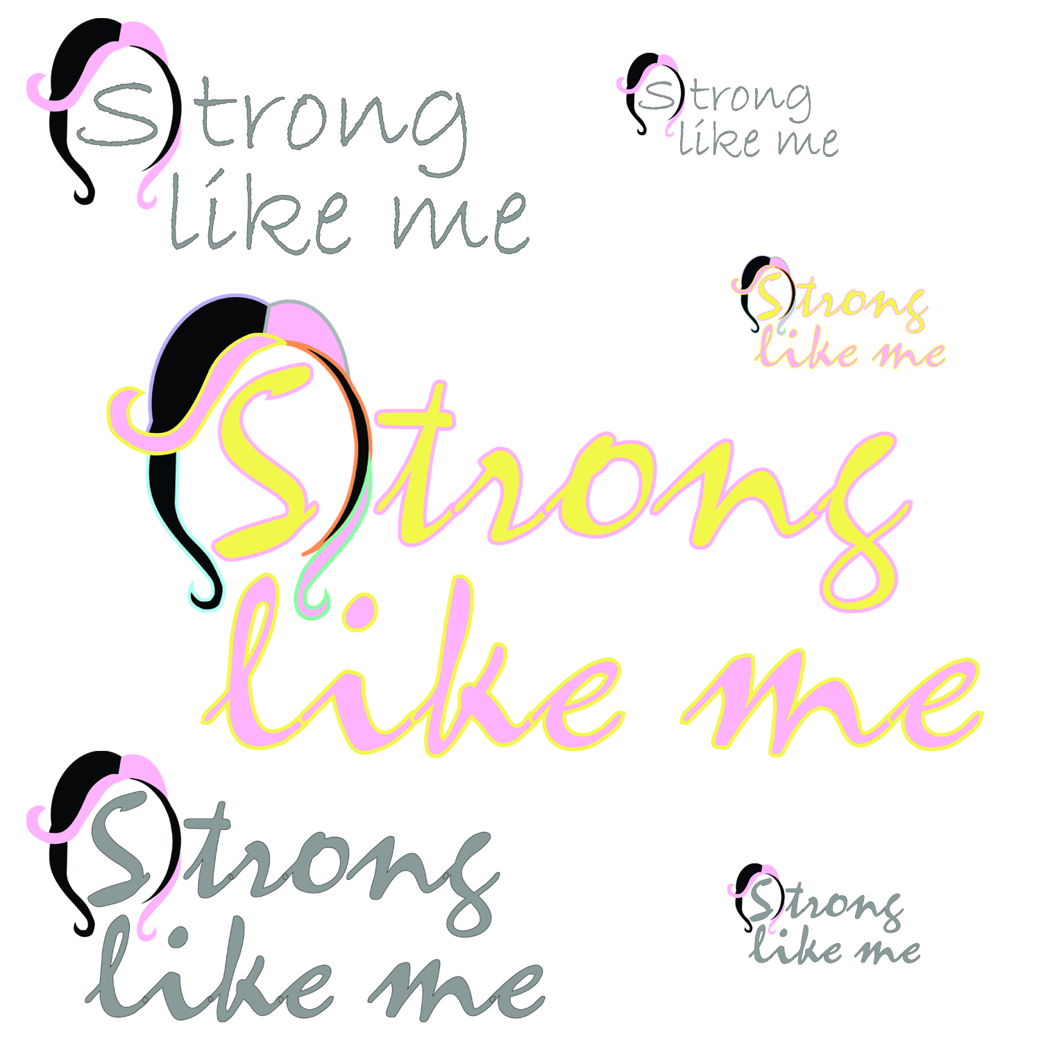 Logo Design by Damsel Constandina for Locks & Mane Hair Extension Bar | Design #18589148