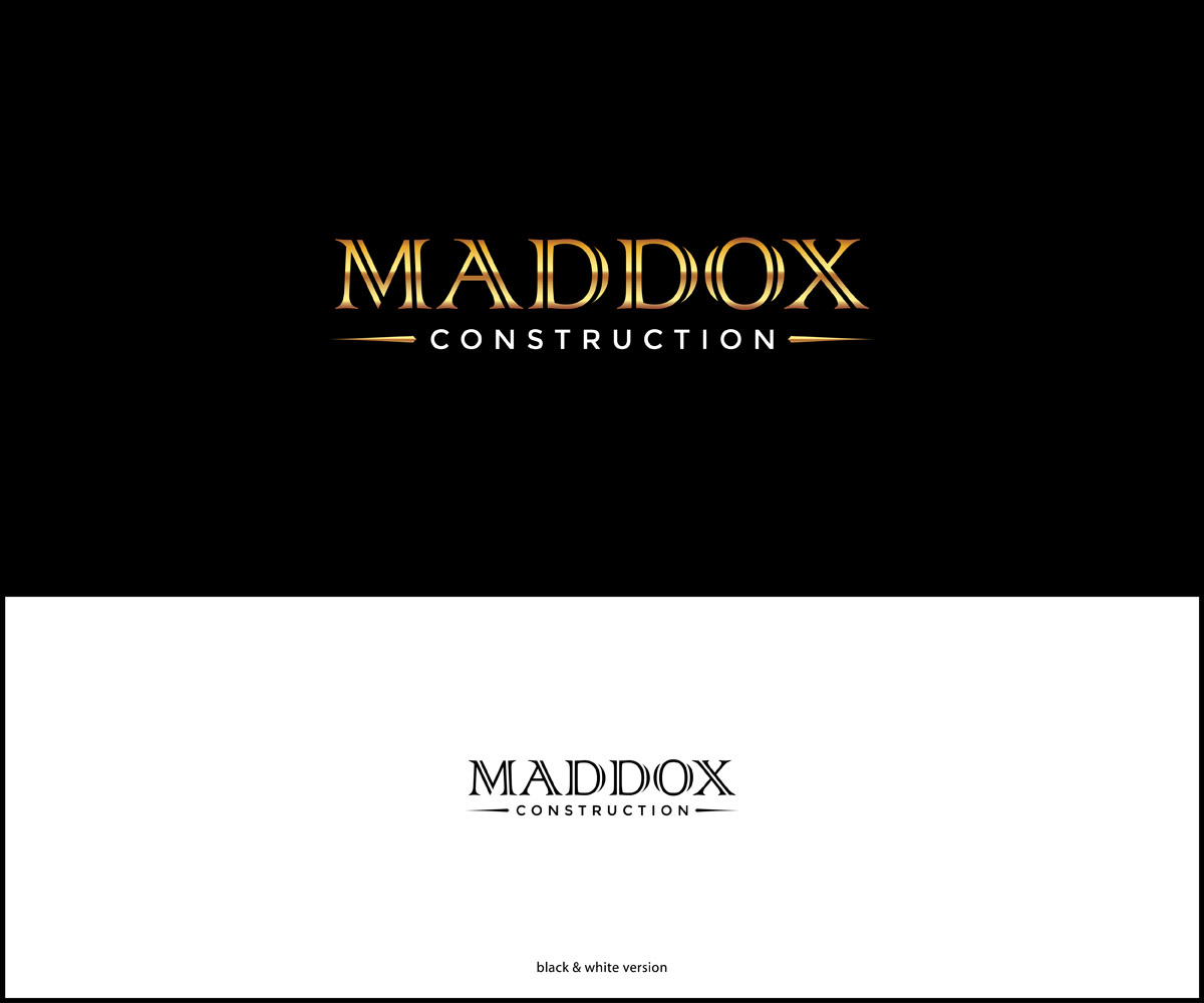 Logo Design by MoonFeather for Maddox Construction | Design #18543012