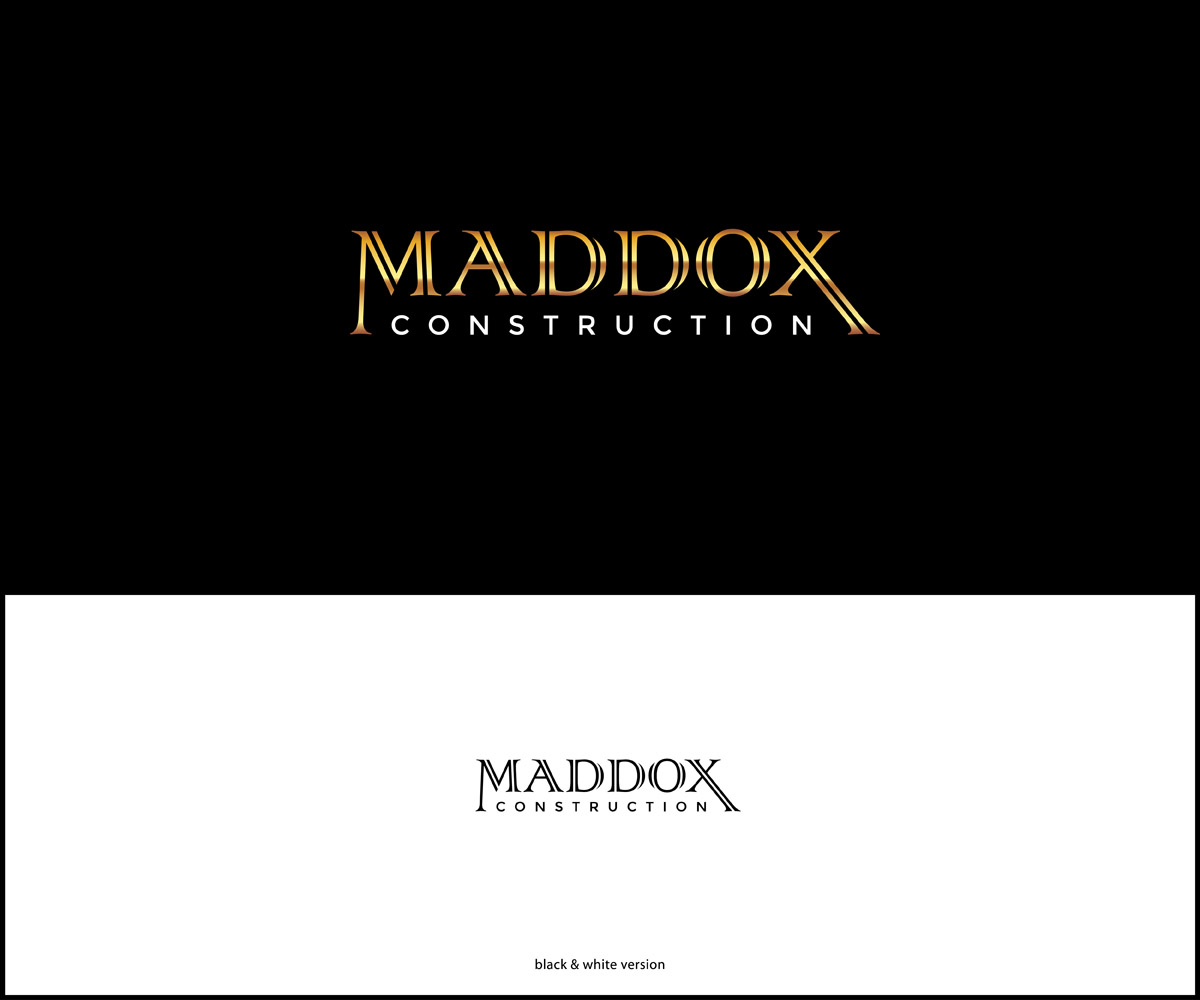 Logo Design by MoonFeather for Maddox Construction | Design #18545783